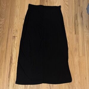 LOFT Black Maxi Skirt